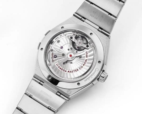Omegga Constellation 41MM Co-Axial Master Chronometer Silver Chain Blue Dial