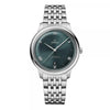Omegga De Ville Prestige Co-Axial Chronometer Silver Green Dial