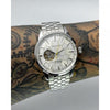Seiko Presage Automatic Open-heart Dial White Silver Honeycomb Dial