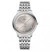 Omegga De Ville Prestige Co-Axial Chronometer Silver Copper Roman Numerals Grey Dial