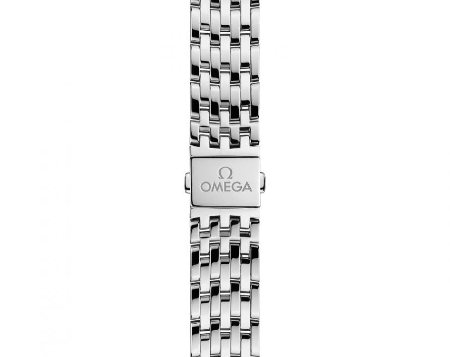 Omegga De Ville Prestige Co-Axial Chronometer Silver Copper Roman Numerals Grey Dial