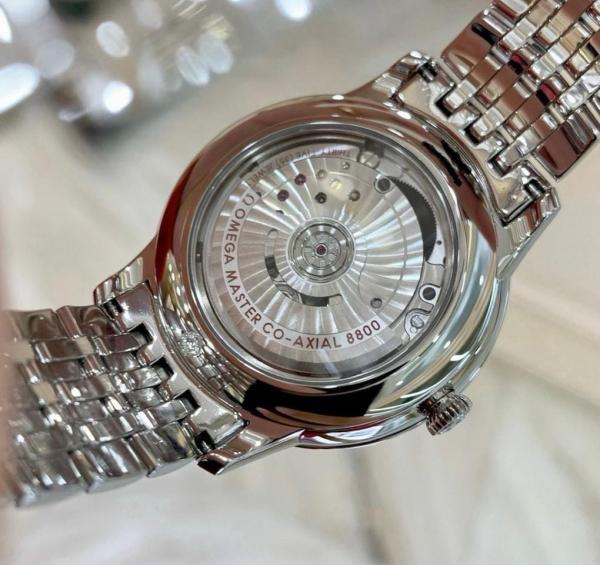 Omegga De Ville Prestige Co-Axial Chronometer Silver White Dial