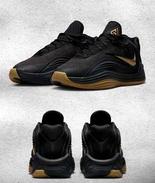 Nikkee Giannis Freak 7 The Drive Black Gum Metallic Gold