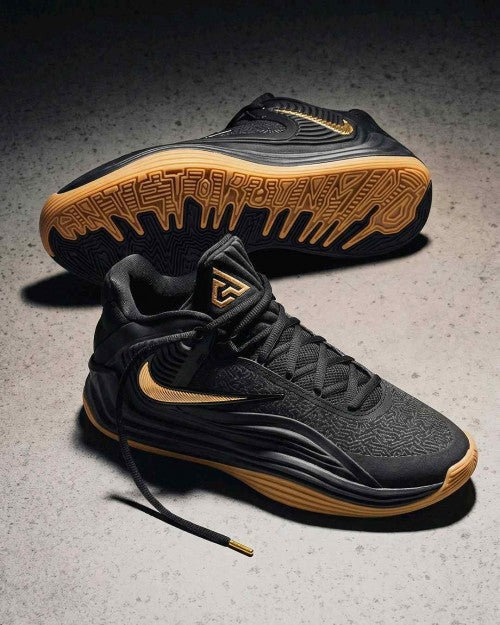 Nikkee Giannis Freak 7 The Drive Black Gum Metallic Gold
