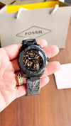 FOSSI BRONSON AUTOMATIC METAL BLACK
