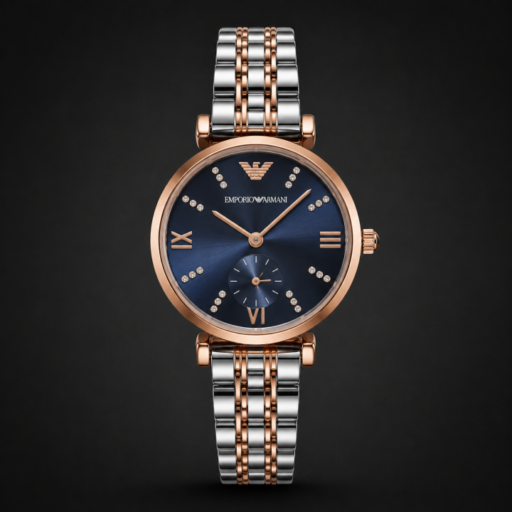 Emporio Arma i classic lady tt rose blue diamond 516