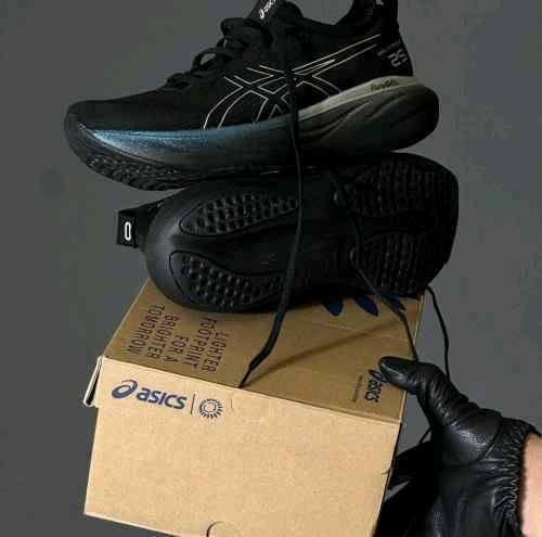 Asiccss Gel Nimbus 25 PLATINUM BLACK