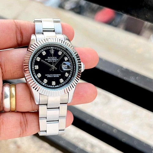 Rollex_Datejust 41 Silver black Dial F79