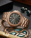 Seiko Nautilus Mod copper green