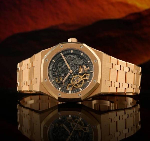 Audemaars piguee_t Royal Oak Skeleton Automatic Copper Black