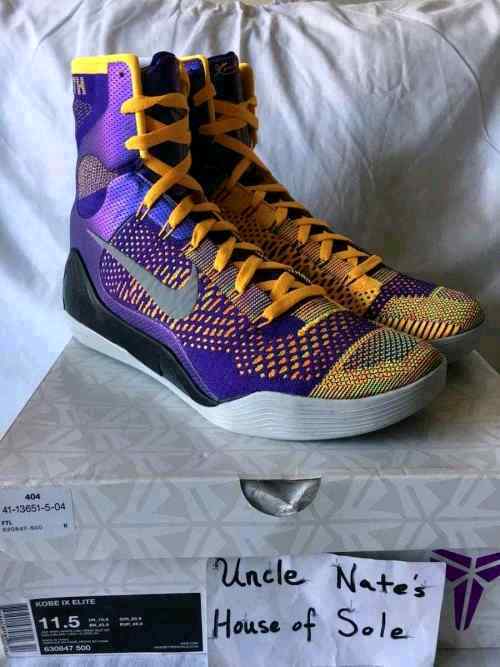 nikkee Kobe 9 Elite high  Team Showtime