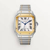 Cartiie_r Santos Automatic 2 ton gold white