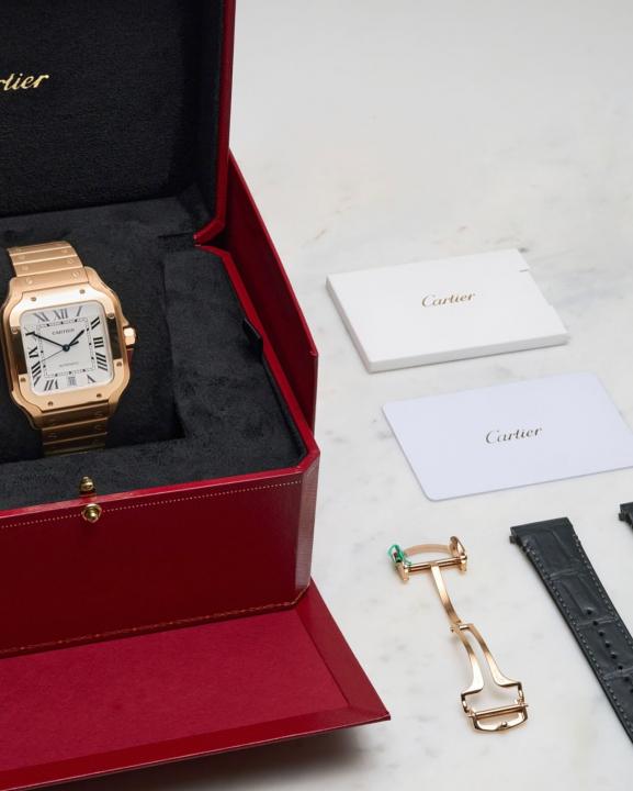 Cartie_er Santos automatic copper white