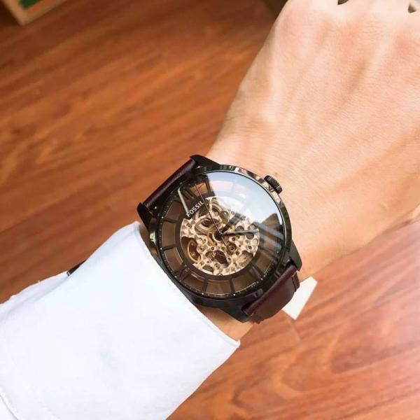 Fossii_l Townsman Brown-Black Automatic