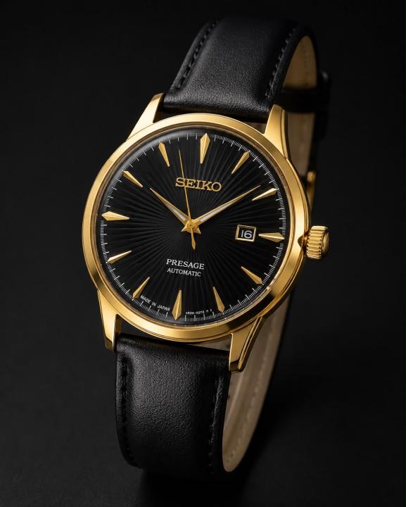 SEIK O PRESAGE LEATHER QUARTZ 935