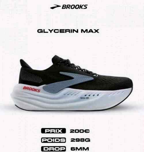 Brooks Glycerin max black White