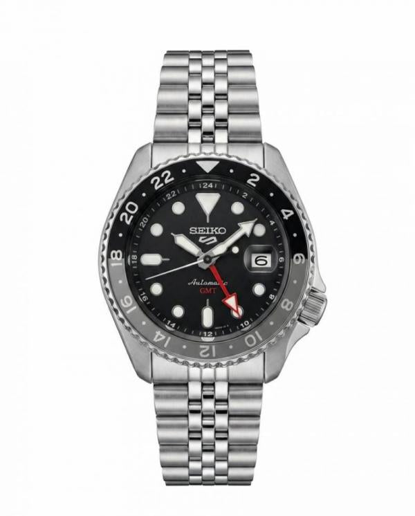 Seiko 5 Sports Japan Machine silver Black