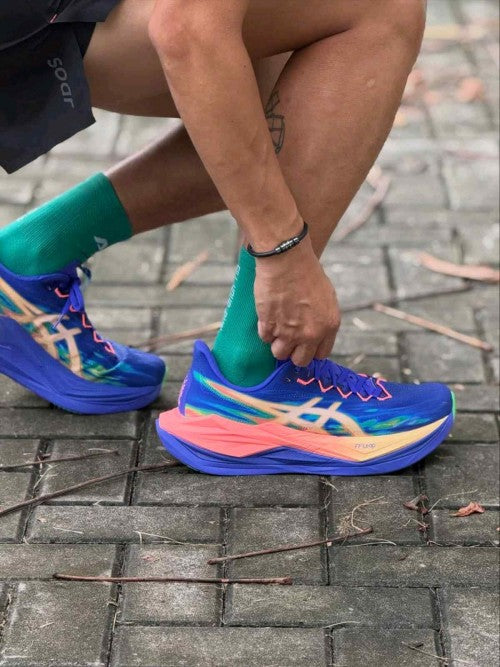 ASICCS SUPERBLAST 3 COBALT BURST LIGHT ORANGE