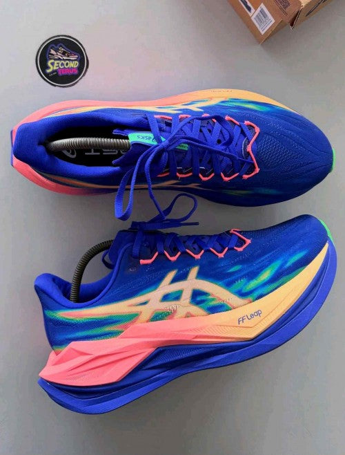 ASICCS SUPERBLAST 3 COBALT BURST LIGHT ORANGE