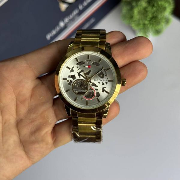 Tommy Hilfige Automatic Skeleton Dial (Back Open)