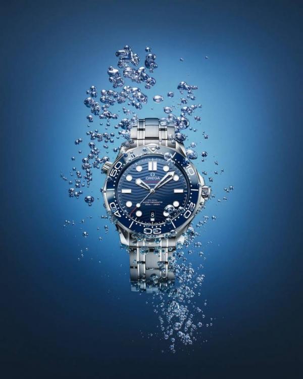 Omeg_ga Seamaster Diver 300M Automatic Silver Blue