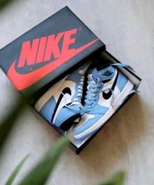 jordan retro 1 high UNIVERSITY BLUE LEATHER SHINE semi ua