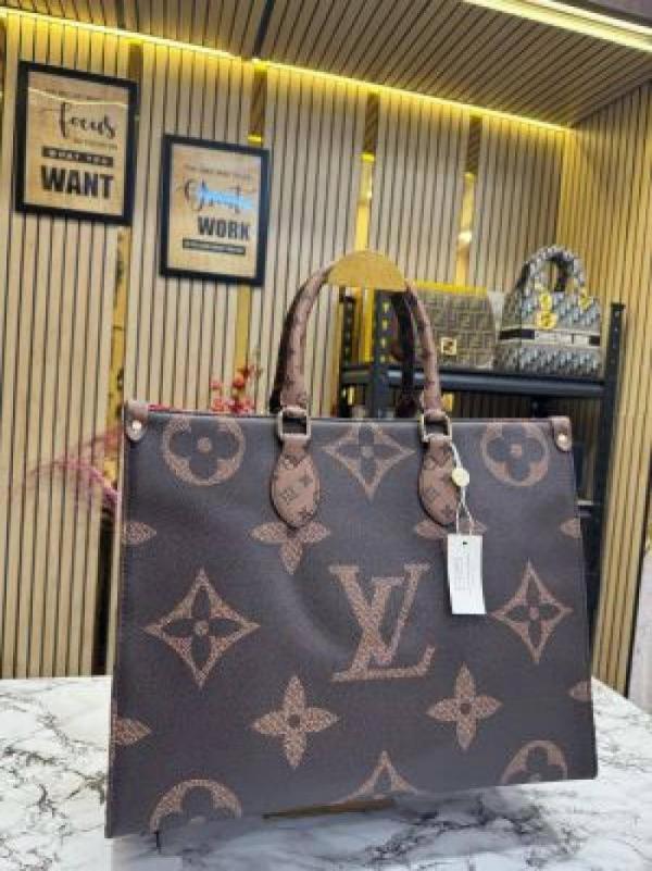Louiis vuitton premium onthego with dust bag (brown)