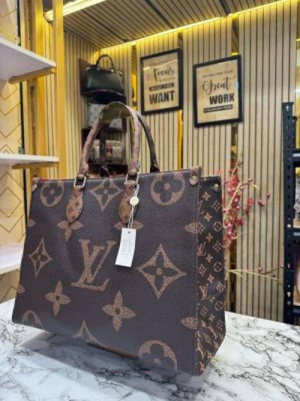 Louiis vuitton premium onthego with dust bag (brown)