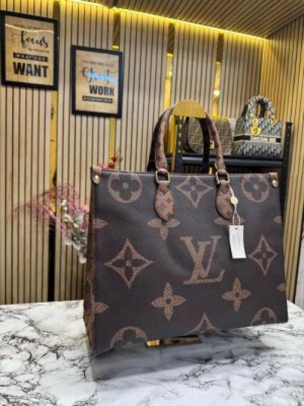 Louiis vuitton premium onthego with dust bag (brown)