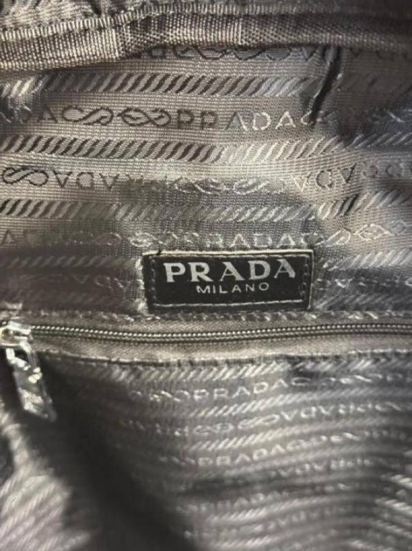 Pradda New Saffiano Re-Nylon Unisex Backpack With Dust Bag (2025-Black)