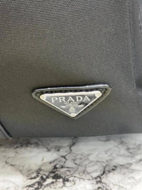 Pradda New Saffiano Re-Nylon Unisex Backpack With Dust Bag (2025-Black)