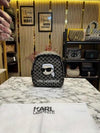 Karl Lagerfeld Paris Premium Quality Backpack With Dust Bag (Black)