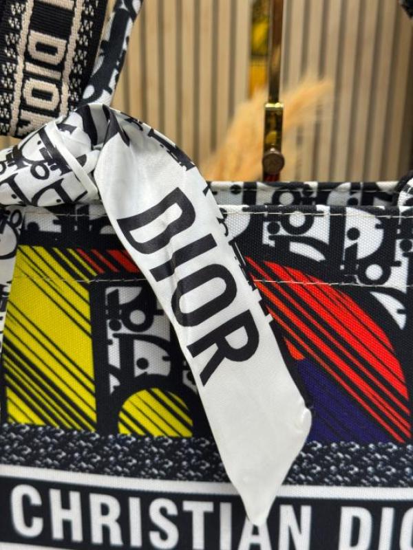Christian DIO Book Tote Oblique Premium Quality With Scarf