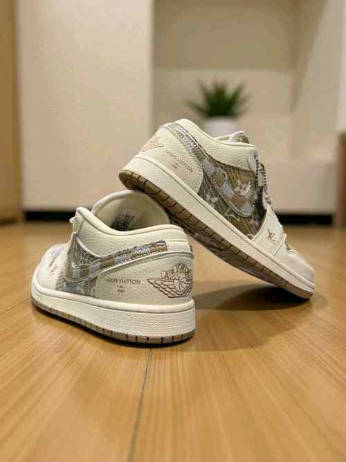 Nikkee Air jordan 1 low X Louiisss Vuittonn Mercy