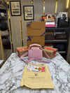 Louiis vuitton Capucines Taurillon Handbag With Double Og Box And Dust Bag (Pink)