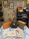 Louiis Vuitton pochette with double box and dust bag including carry bag (pink m44840)
