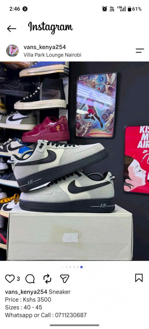 Nikkee AirForce 1 Low Desert khaki Suede Quality