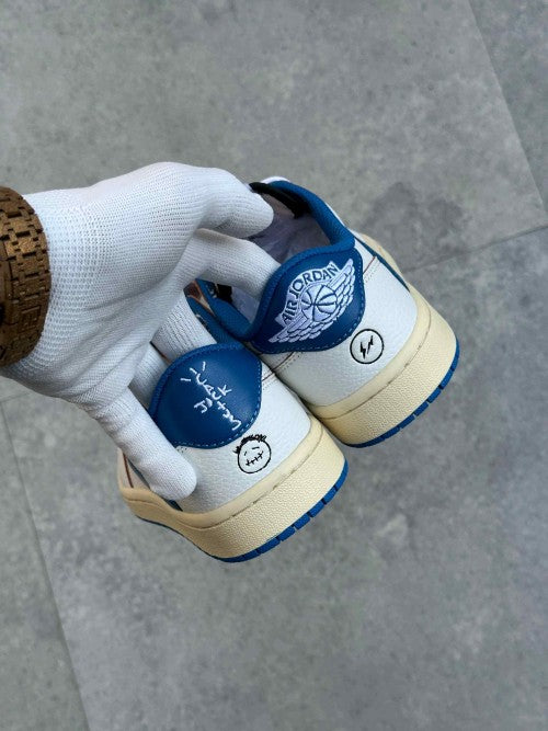 Semi UA Travis scott X Nikkee Air Jordan 1 Low Fragment heat OG BOX
