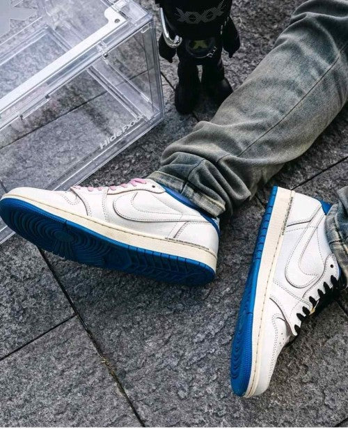 Semi UA Travis scott X Nikkee Air Jordan 1 Low Fragment heat OG BOX