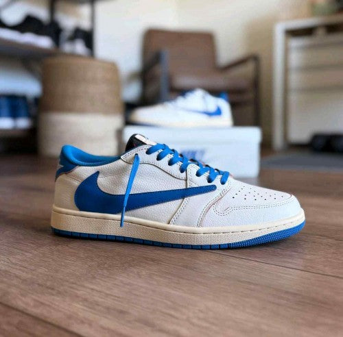 Semi UA Travis scott X Nikkee Air Jordan 1 Low Fragment heat OG BOX