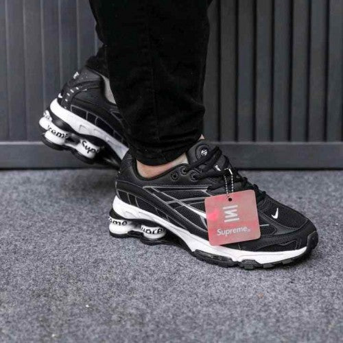 nikkee Shox Ride 2 Supreme  BLACK WHITE