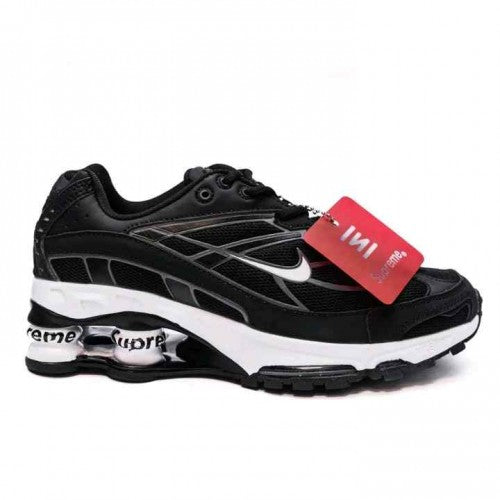 nikkee Shox Ride 2 Supreme  BLACK WHITE