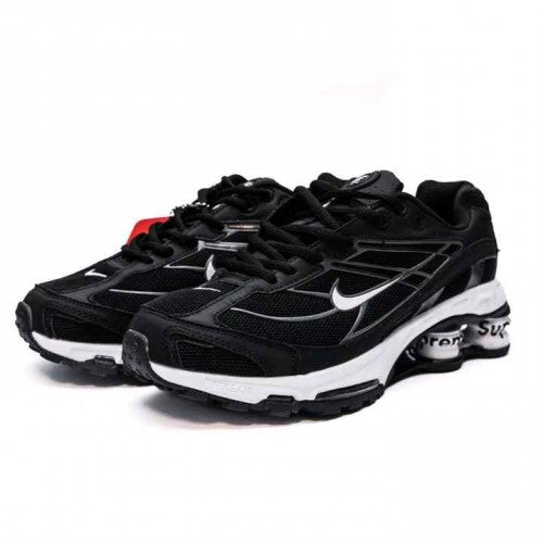 nikkee Shox Ride 2 Supreme  BLACK WHITE