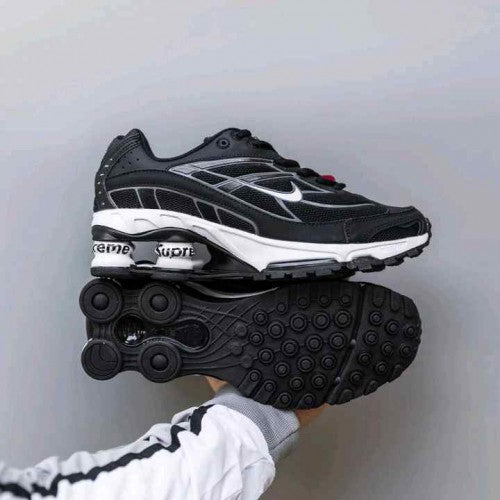 nikkee Shox Ride 2 Supreme  BLACK WHITE