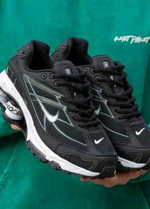 nikkee Shox Ride 2 Supreme  BLACK WHITE