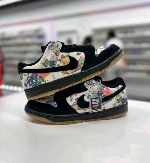 Nikkee SB Dunk Low x Supreme Rammellzee