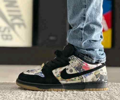 Nikkee SB Dunk Low x Supreme Rammellzee