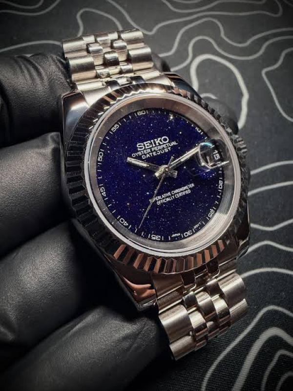 SEIKO BLUE DIAL GALAXY PREMIUM WATCH