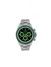 Roleex Cosmograph Daytona Silver Green crystal  Dial