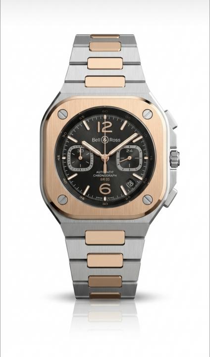 Bell & Ross BR 05 Chrono Two Tone Black Dial